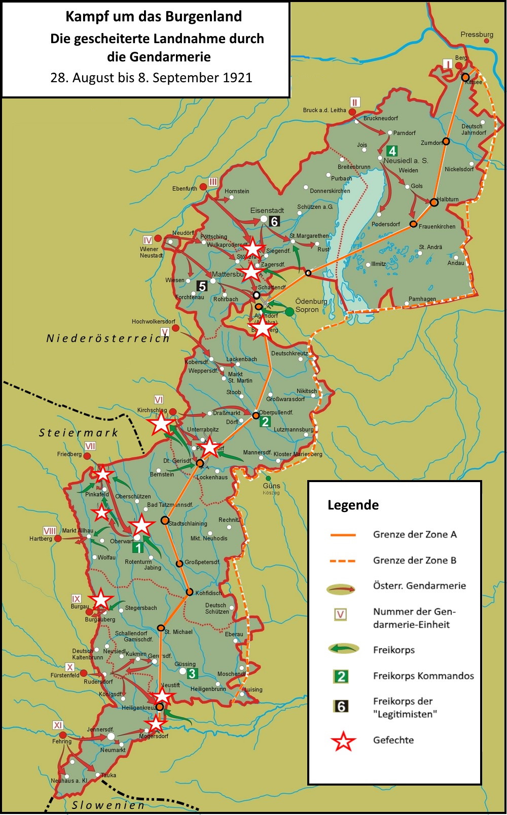 Gendarnerie-Einmarsch