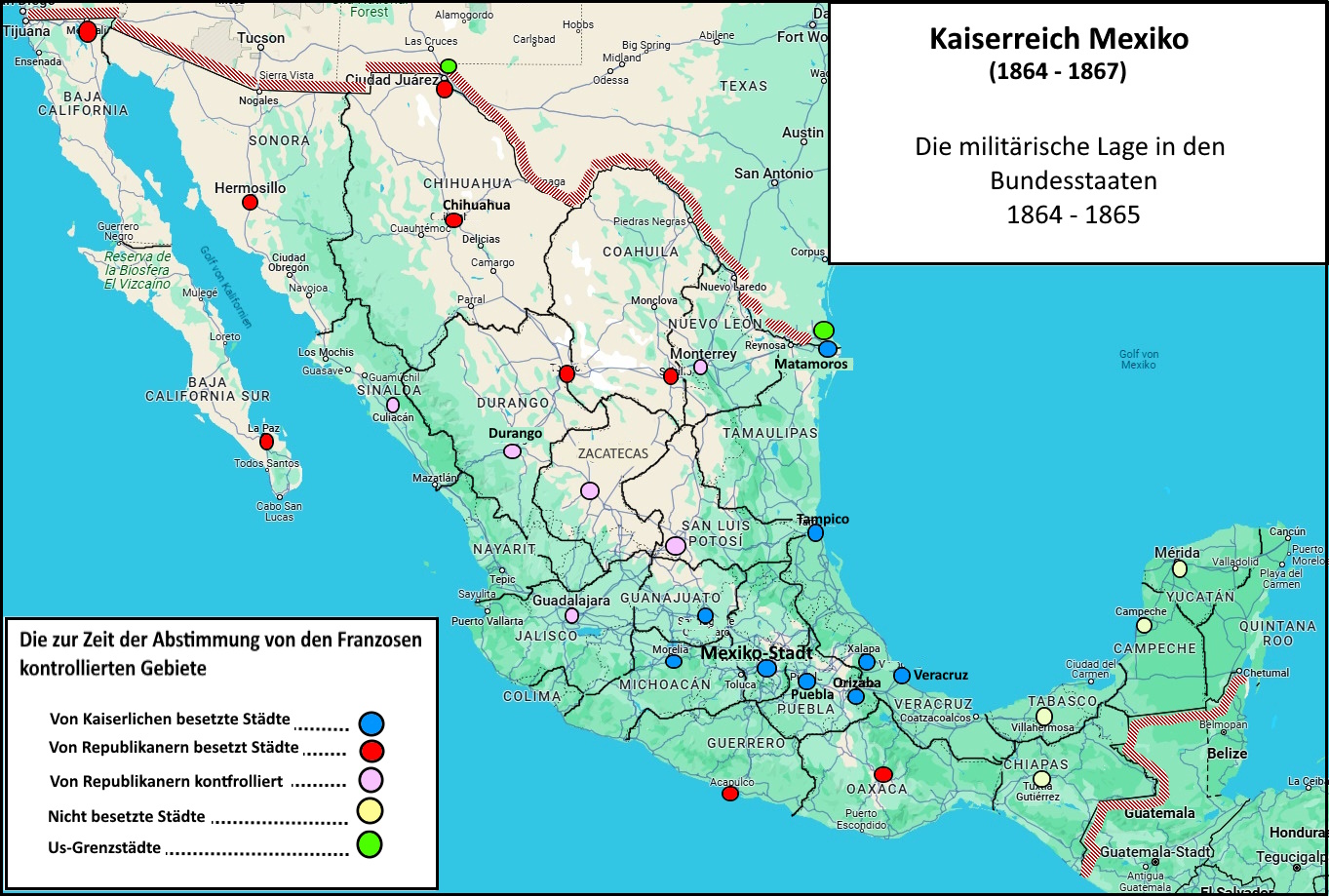 Die militärische Lage 1864